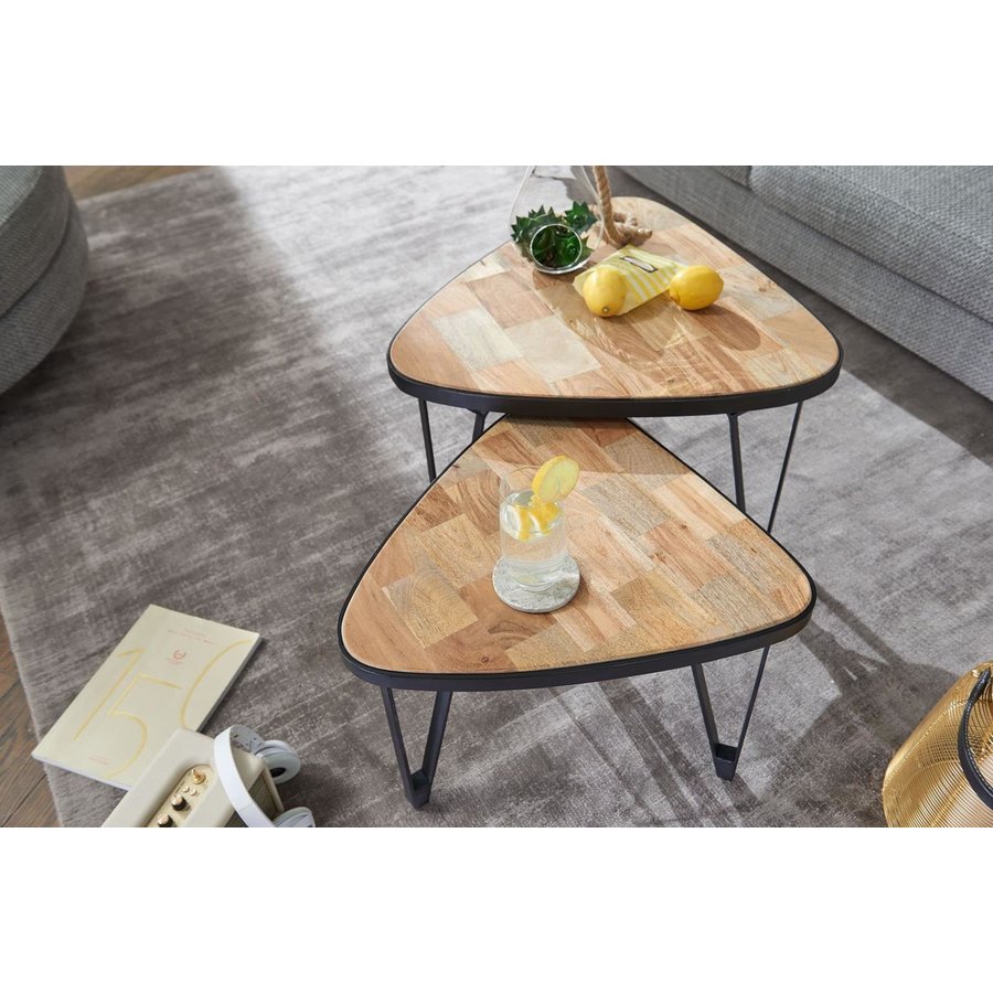 Cakey Driehoekige Salontafel Set Cakey Driehoekige Salontafel Set
