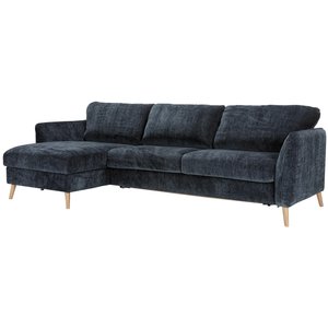 Sits Lucy Divan + 3-Zits 140 cm Slaapbank Donkerblauw