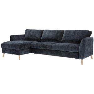 Sits Lucy Divan + 4-Zits 160 cm Slaapbank Donkerblauw