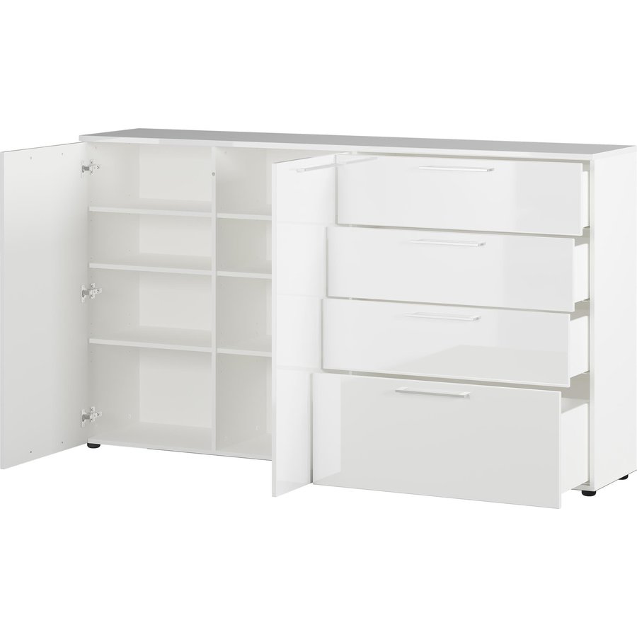 Sunnyvale Dressoir Large Hoogglans Wit Sunnyvale Dressoir Large Hoogglans Wit