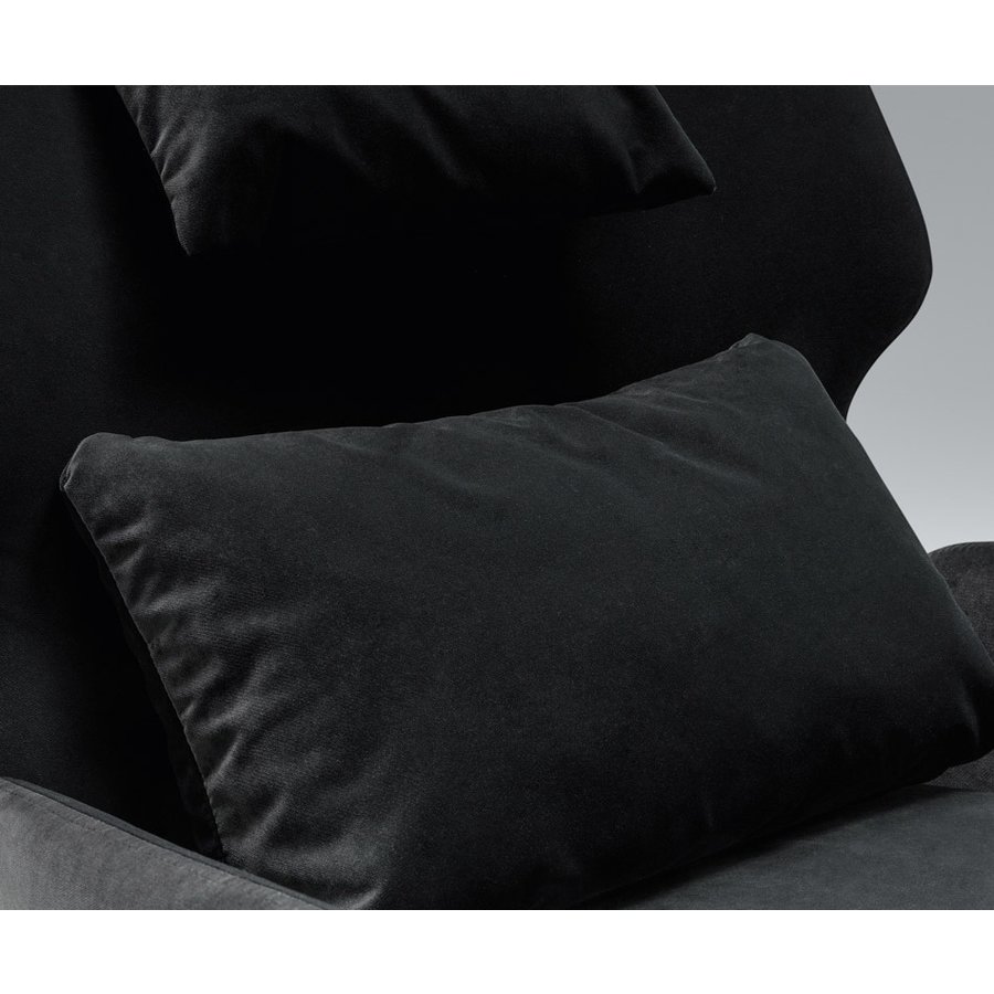 Alex Fauteuil Antraciet met Rug en Nek Kussen Alex Fauteuil Antraciet met Rug en Nek Kussen