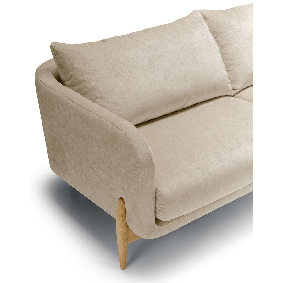 Jenny 3-zits Bank Natur Chenille Jenny 3-zits Bank Natur Chenille