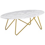 Sky Style Eden Ovale Salontafel Wit Sky Style Eden Ovale Salontafel Wit