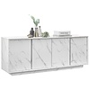 Carrara Dressoir 4 deurs Wit