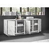 Carrara Dressoir 4 deurs Wit