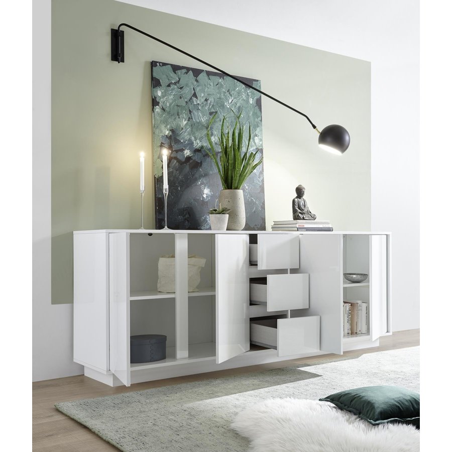 Ice Dressoir Groot Wit Hoogglans Ice Dressoir Groot Wit Hoogglans