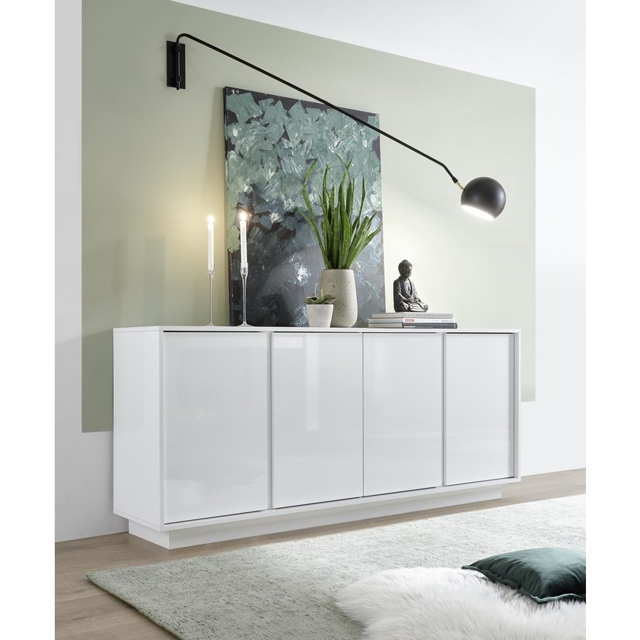 Ice Dressoir 4-Deurs Wit Hoogglans Ice Dressoir 4-Deurs Wit Hoogglans