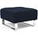 Supremax/Cassius Deluxe Ottoman Blauw