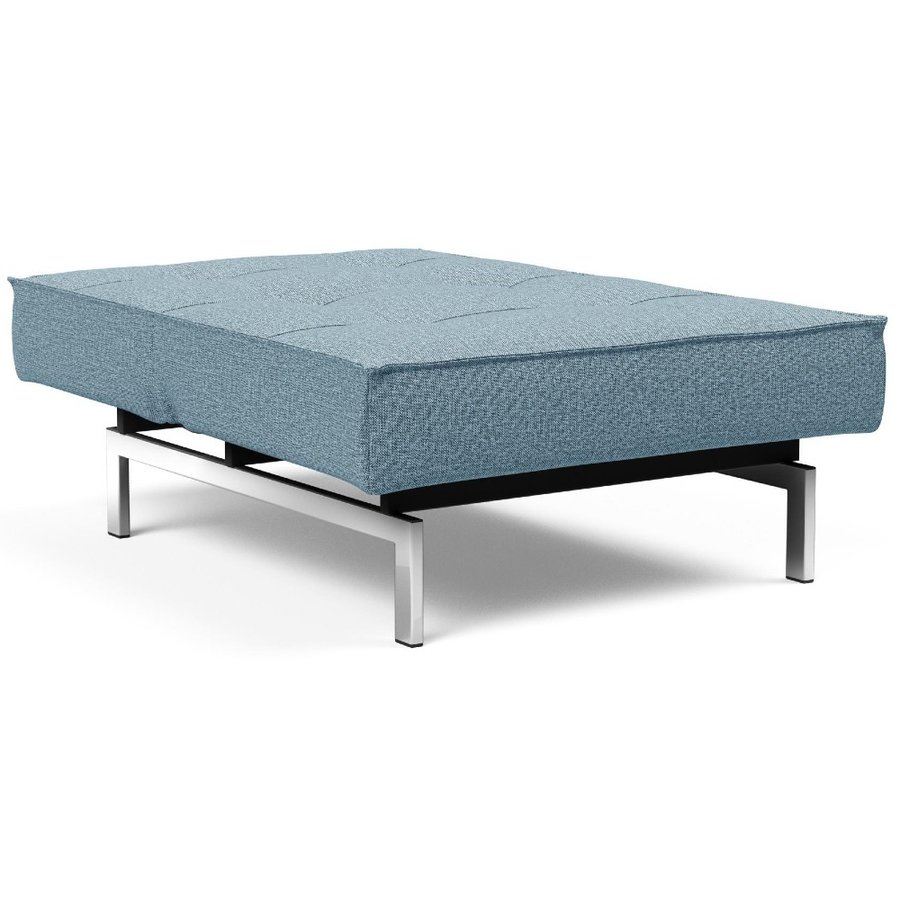 Splitback Slaapstoel Blauw / Chroom Splitback Slaapstoel Blauw / Chroom