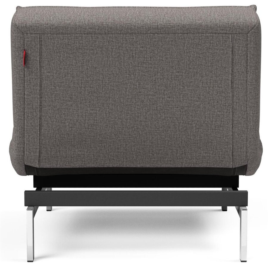 Splitback Slaapstoel Grijs / Chroom Splitback Slaapstoel Grijs / Chroom