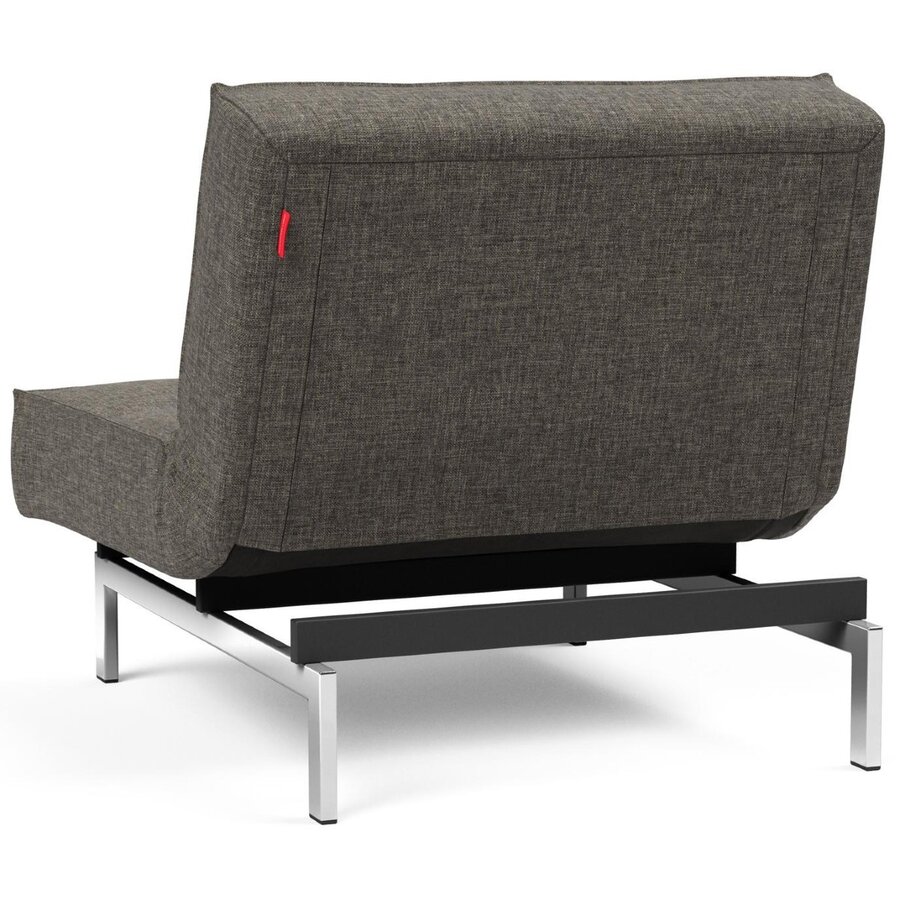 Splitback Slaapstoel Donkergrijs / Chroom Splitback Slaapstoel Donkergrijs / Chroom