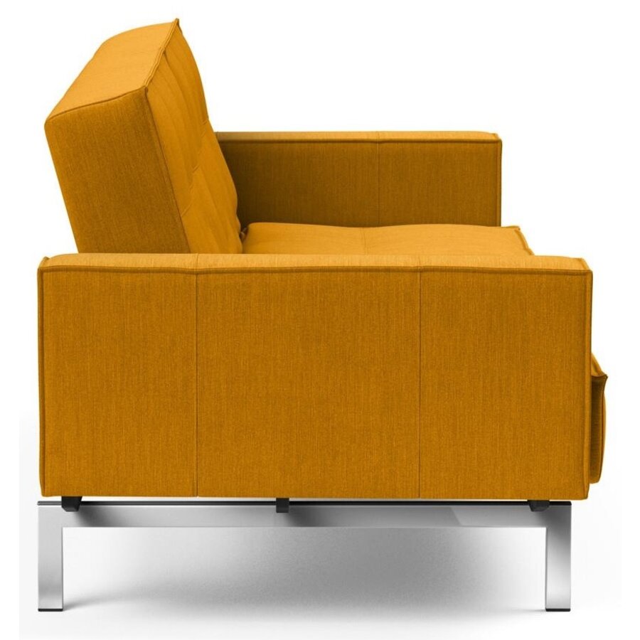 Splitback Deluxe Slaapbank Curry / Chroom Splitback Deluxe Slaapbank Curry / Chroom