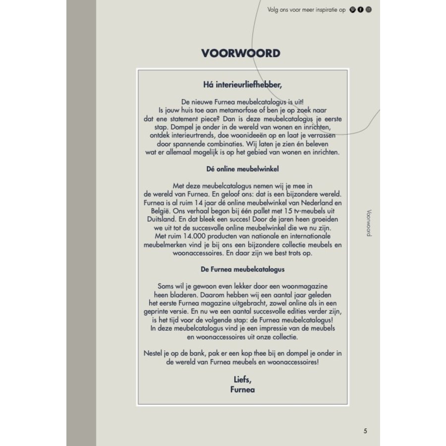 Furnea Catalogus 2021/2022