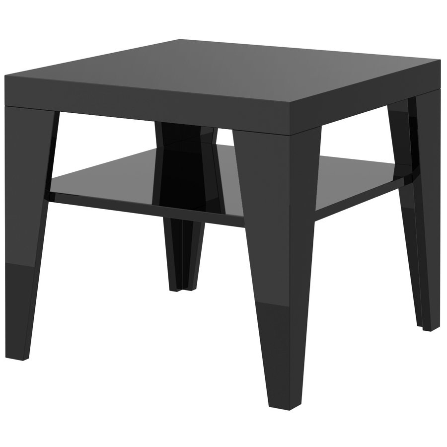 Deco 60 Salontafel Hoogglans Zwart Deco 60 Salontafel Hoogglans Zwart