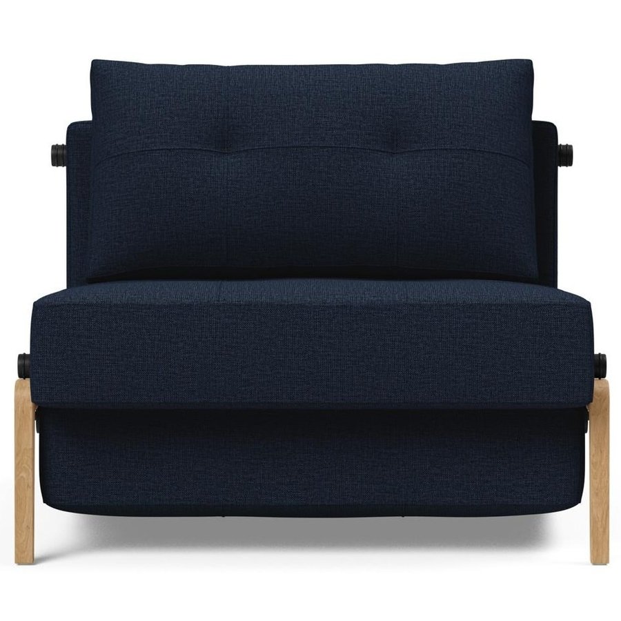 Cubed Slaapstoel Blauw / Eiken