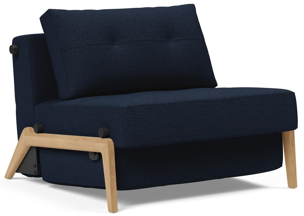 Innovation Living Cubed Slaapstoel Blauw / Eiken