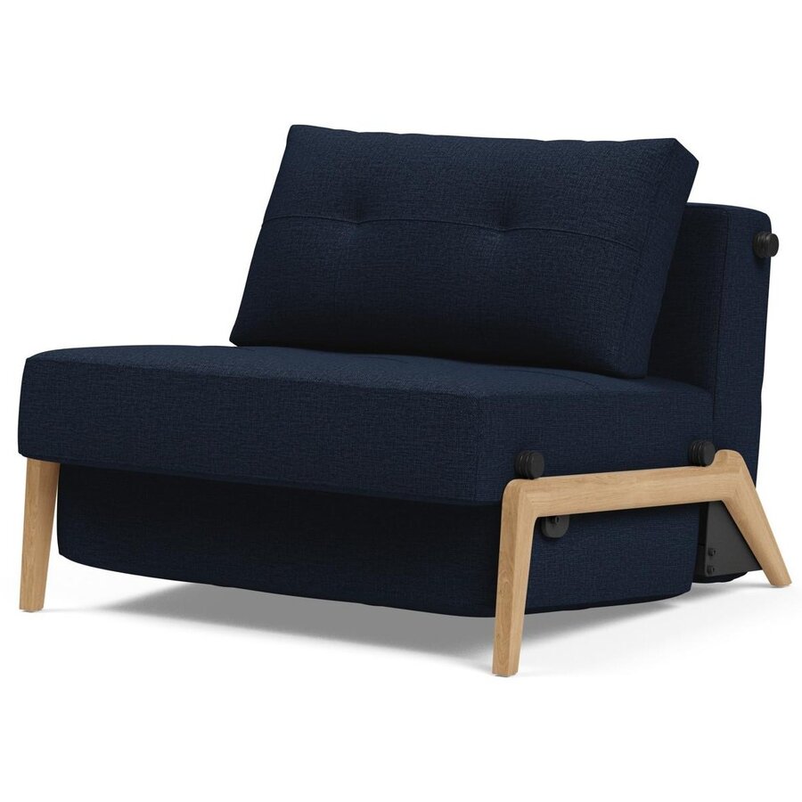 Cubed Slaapstoel Blauw / Eiken