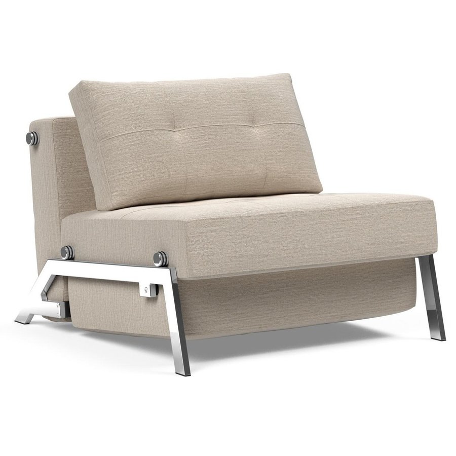 Cubed Slaapstoel Zand / Chrome Cubed Slaapstoel Zand / Chrome