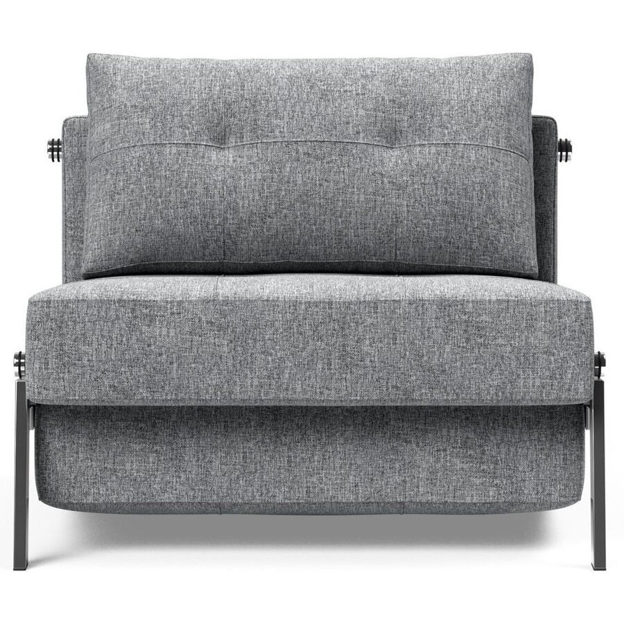 Cubed Slaapstoel Grijs / Chrome Cubed Slaapstoel Grijs / Chrome