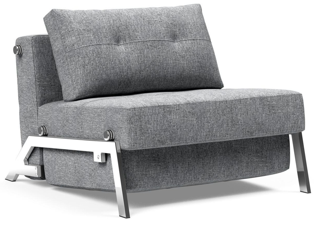 Innovation Living Cubed Slaapstoel Grijs / Chrome