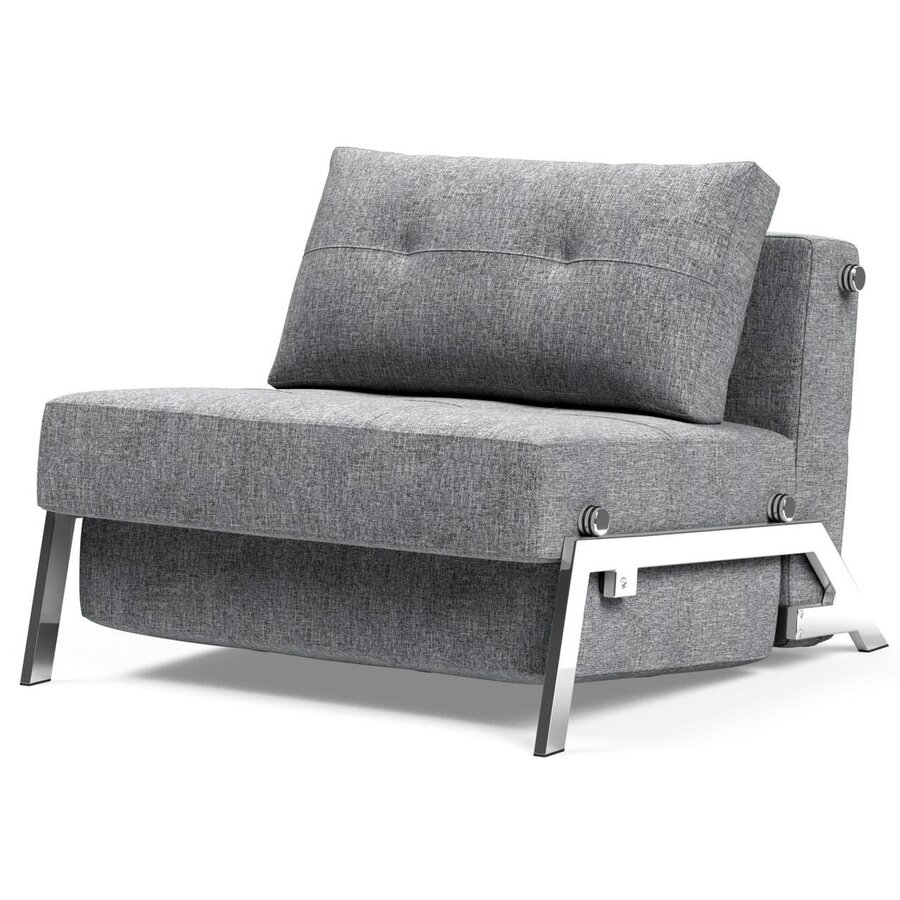 Cubed Slaapstoel Grijs / Chrome Cubed Slaapstoel Grijs / Chrome