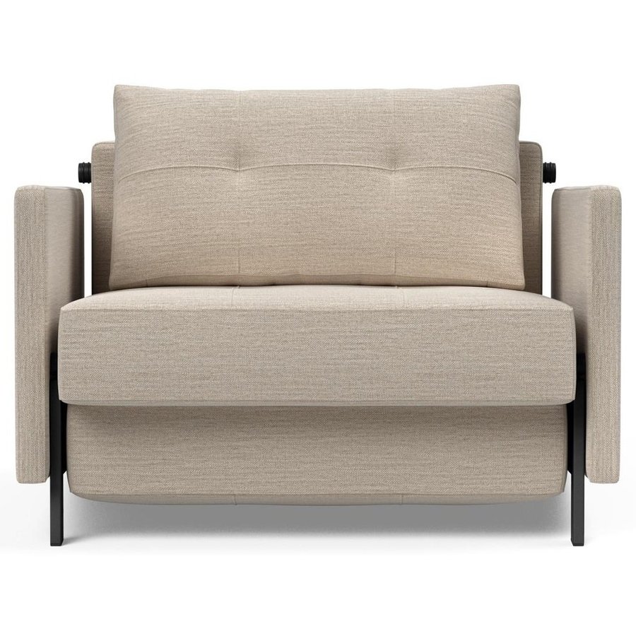 Cubed Slaapstoel met Armleuning Grijs Cubed Slaapstoel met Armleuning Grijs