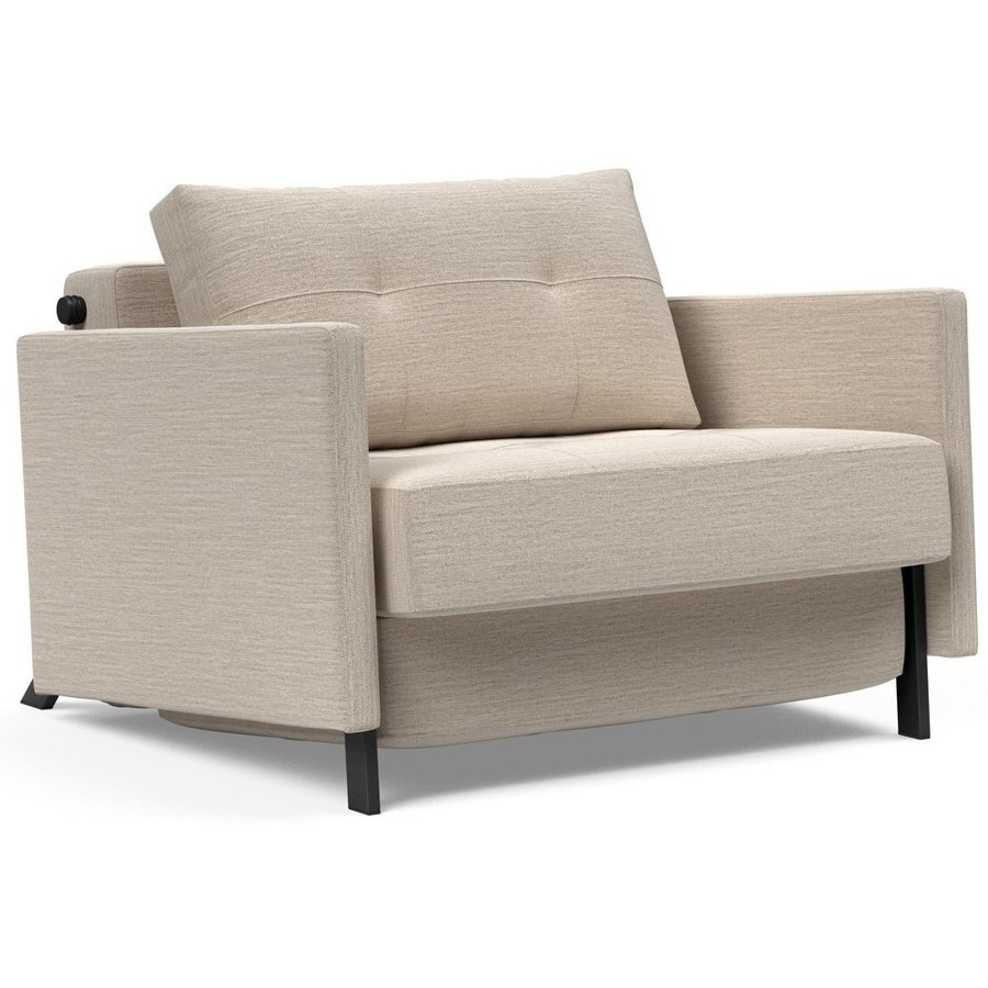 Cubed Slaapstoel met Armleuning Grijs Cubed Slaapstoel met Armleuning Grijs