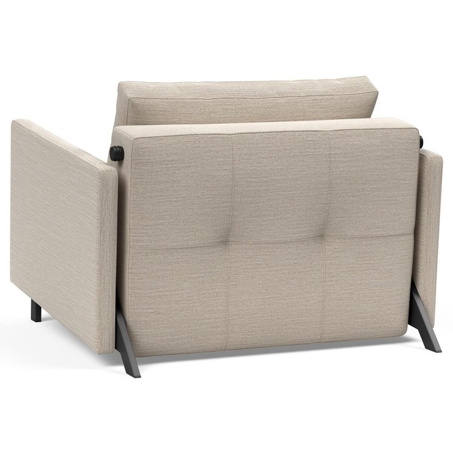 Cubed Slaapstoel met Armleuning Grijs Cubed Slaapstoel met Armleuning Grijs