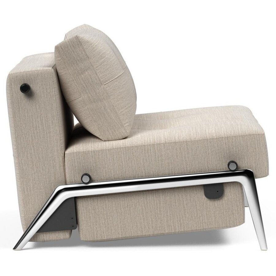 Cubed Slaapstoel Zand / Aluminium Cubed Slaapstoel Zand / Aluminium
