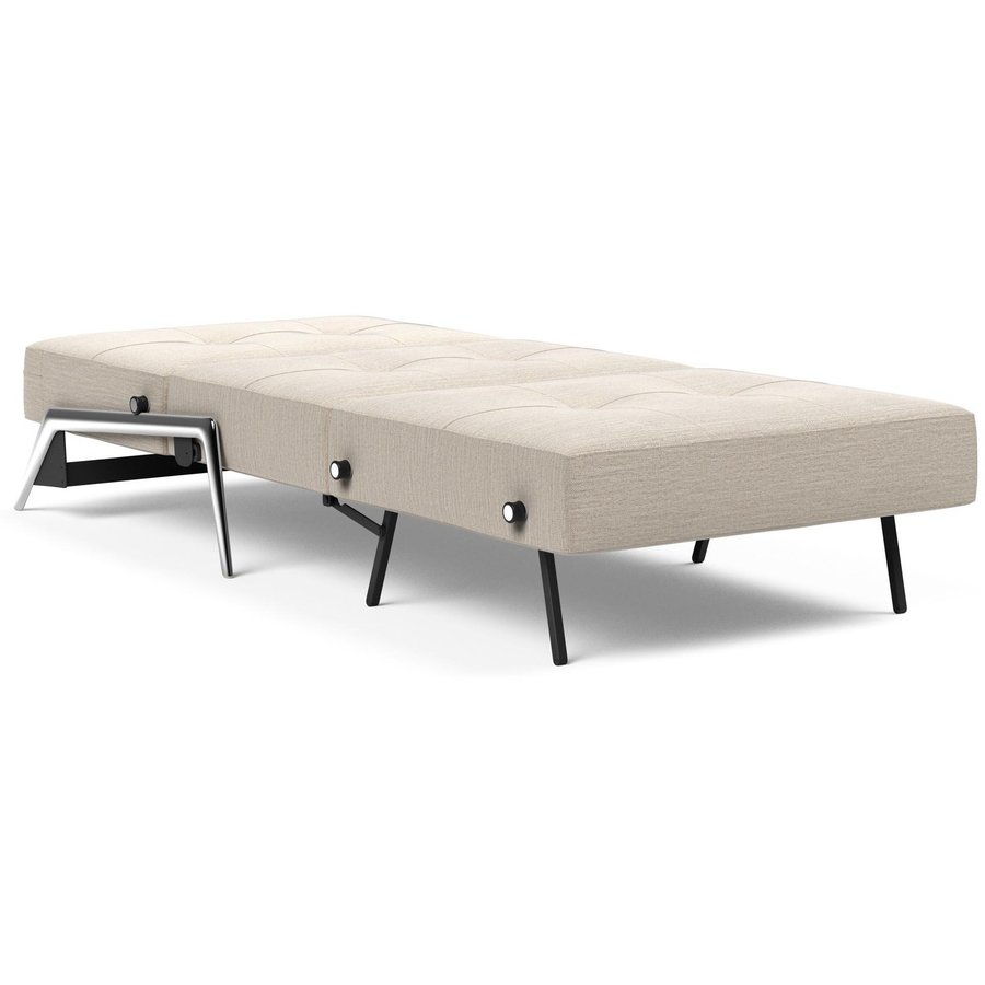 Cubed Slaapstoel Zand / Aluminium Cubed Slaapstoel Zand / Aluminium