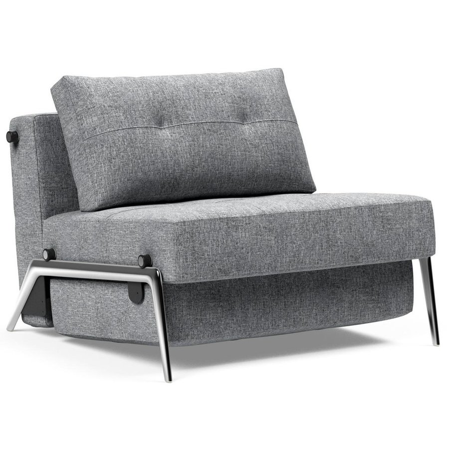 Cubed Slaapstoel Grijs / Aluminium Cubed Slaapstoel Grijs / Aluminium