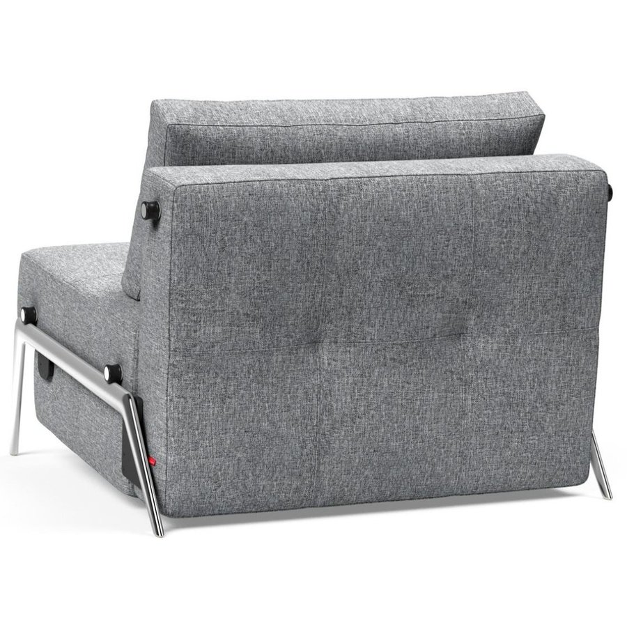 Cubed Slaapstoel Grijs / Aluminium Cubed Slaapstoel Grijs / Aluminium