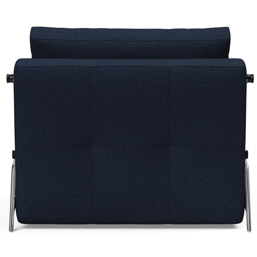 Cubed Slaapstoel Blauw / Aluminium Cubed Slaapstoel Blauw / Aluminium