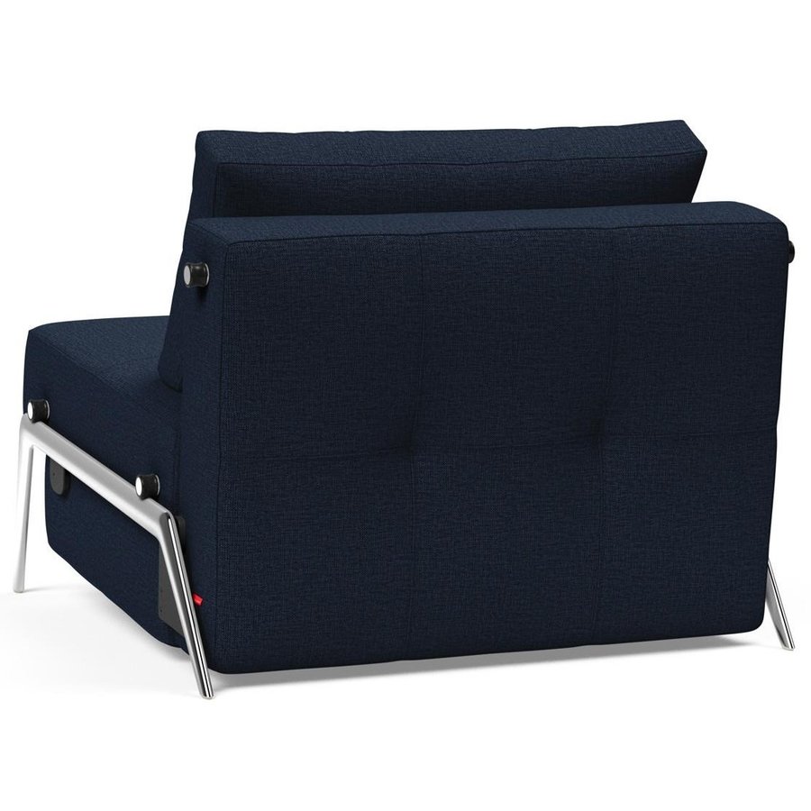 Cubed Slaapstoel Blauw / Aluminium Cubed Slaapstoel Blauw / Aluminium