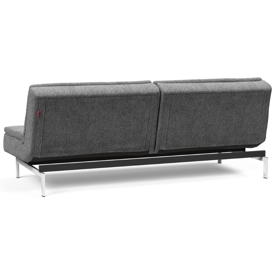 Dublexo Slaapbank Donkergrijs / Chrome Dublexo Slaapbank Donkergrijs / Chrome