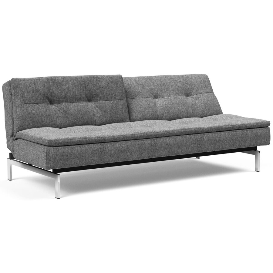 Dublexo Slaapbank Donkergrijs / Chrome Dublexo Slaapbank Donkergrijs / Chrome