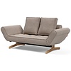 Ghia Slaapbank Cordufine Beige / Wood