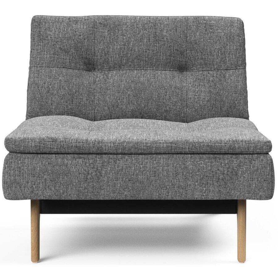 Dublexo Eik Slaapstoel Donkergrijs / Eiken Dublexo Eik Slaapstoel Donkergrijs / Eiken