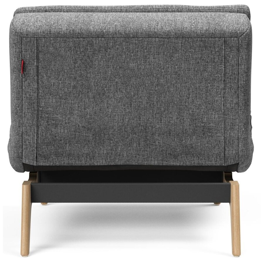 Dublexo Eik Slaapstoel Donkergrijs / Eiken Dublexo Eik Slaapstoel Donkergrijs / Eiken