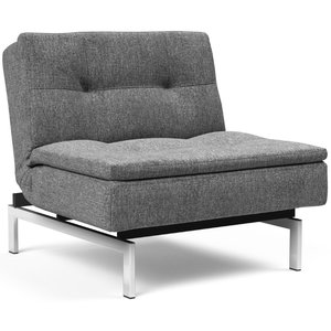 Innovation Living Dublexo Slaapstoel Donkergrijs / Chrome