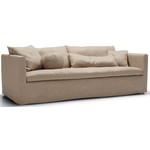 Sits Lill 3-zits Bank met Ronde Kussen Goud Beige Sits Lill 3-zits Bank met Ronde Kussen Goud Beige