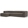 Kornum Chaise Longue + 2.5-zits Taupe