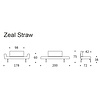 Zeal Straw Slaapbank Grijs