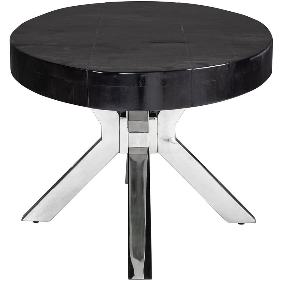 Grandis Ovale Salontafel Zwart / Zilver Grandis Ovale Salontafel Zwart / Zilver