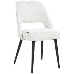Gigi Eetkamerstoel Wit Bouclé Gigi Eetkamerstoel Wit Bouclé