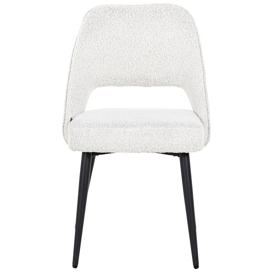 Gigi Eetkamerstoel Wit Bouclé Gigi Eetkamerstoel Wit Bouclé