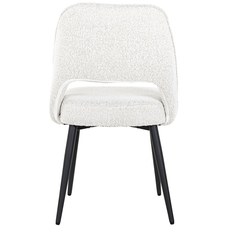 Gigi Eetkamerstoel Wit Bouclé Gigi Eetkamerstoel Wit Bouclé