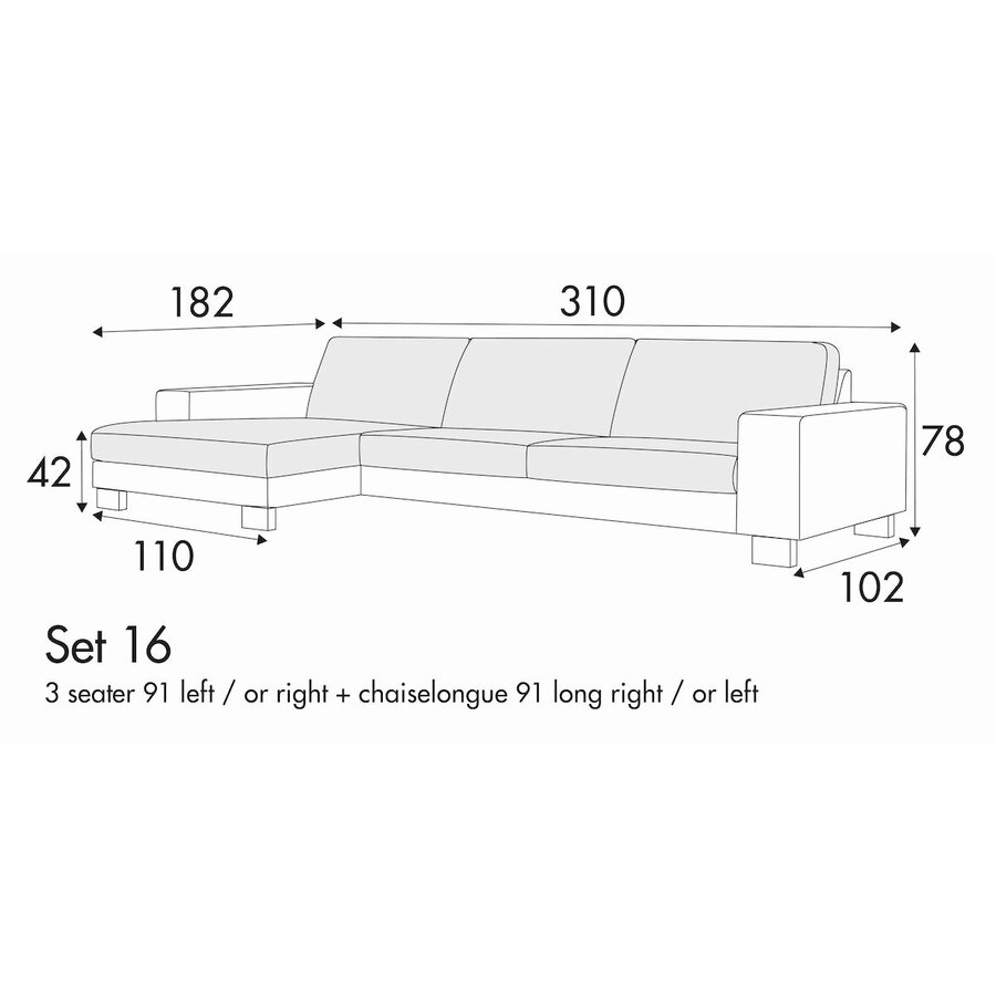 Quattro Set 16 Rechts/Links Quattro Set 16 Rechts/Links