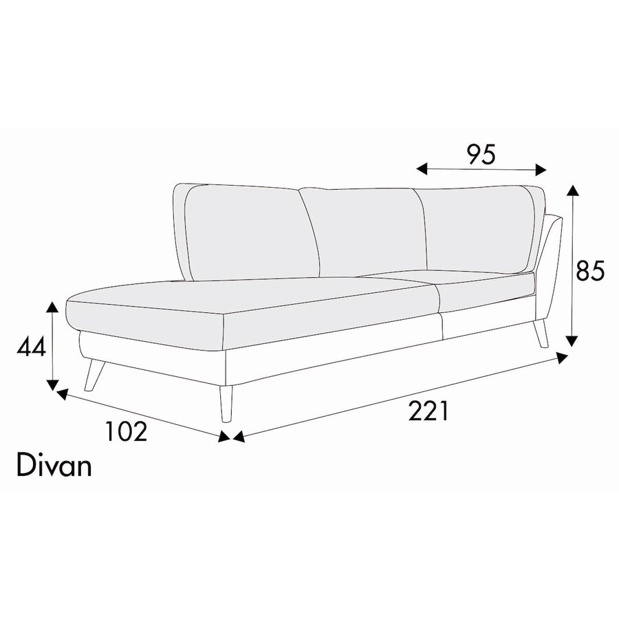 Stella Divan Links/Rechts