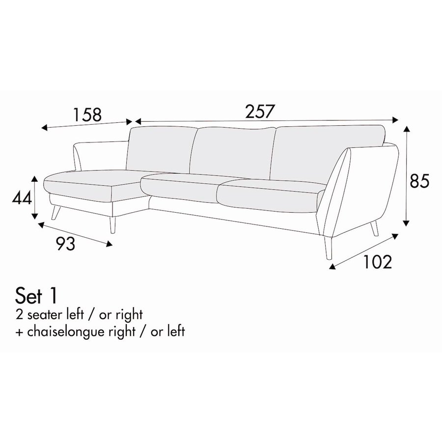 Stella Set 1 Rechts/Links Stella Set 1 Rechts/Links